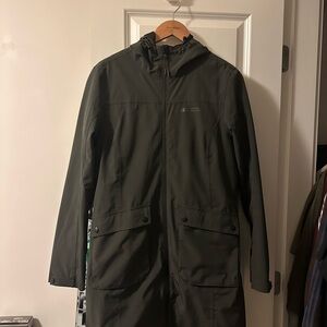 Stylish Olive Raincoat for Women